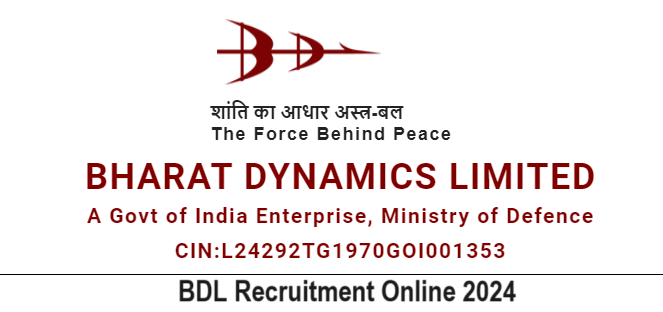 BDL Recruitment Online 2024